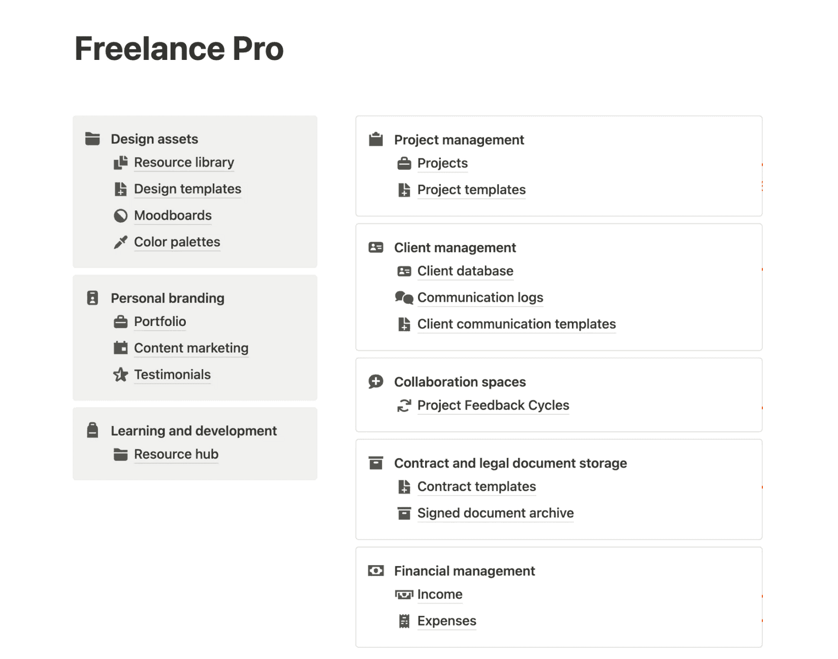 Top 15 Notion Templates for Freelancers [2024]