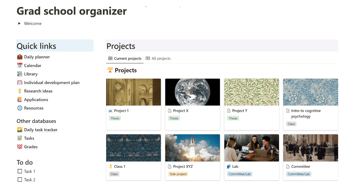 25 Best Notion Templates for Students [School, University]