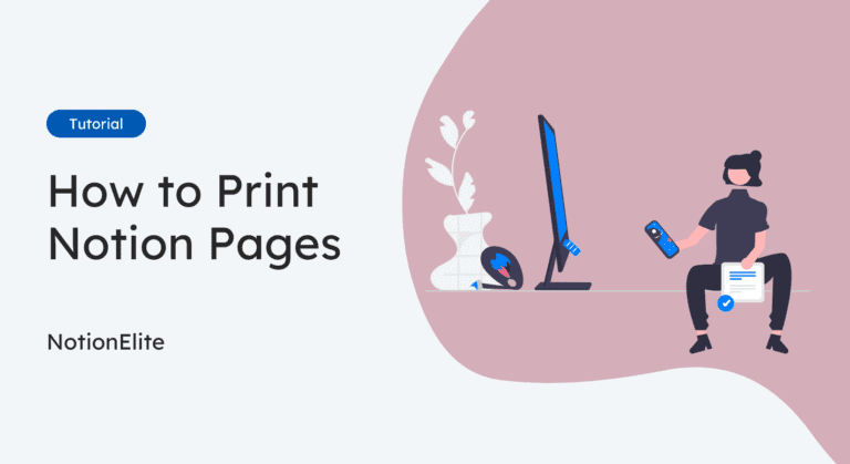 how to print notion pages