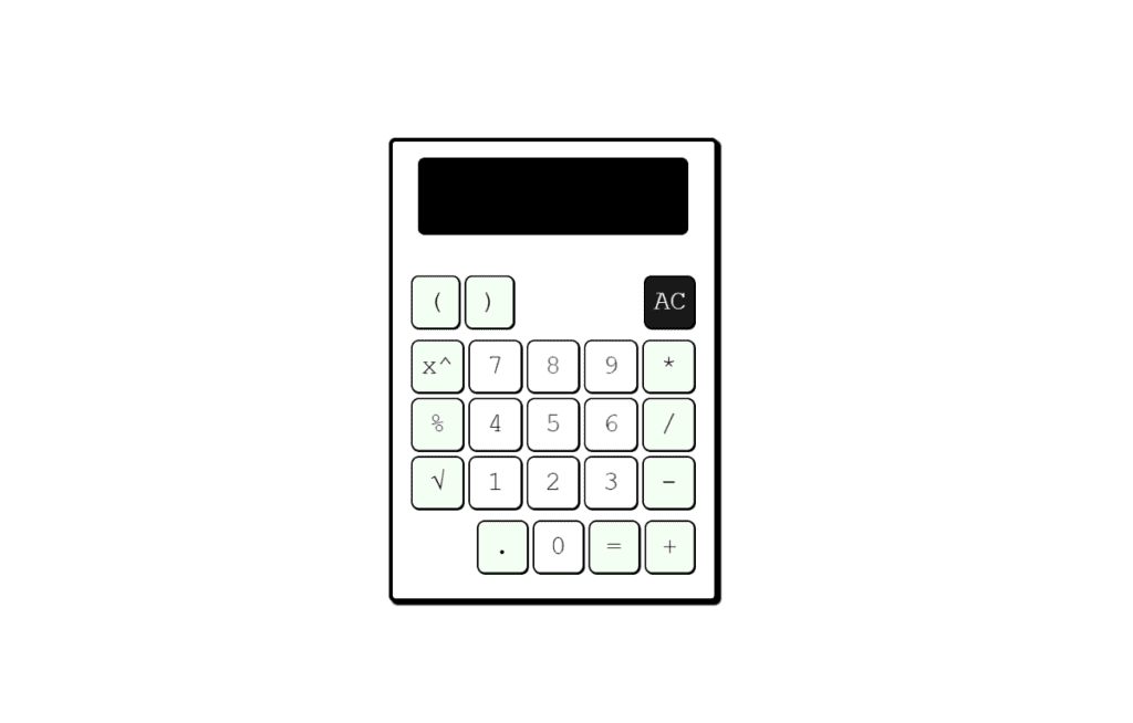 minimal calculator